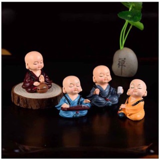 Bộ 4 chú tiểu cầm kỳ thi hoạ đeo chuỗi