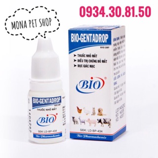 Thuốc nhỏ mắt Bio-Gentadrop dành cho chó mèo, thú cưng