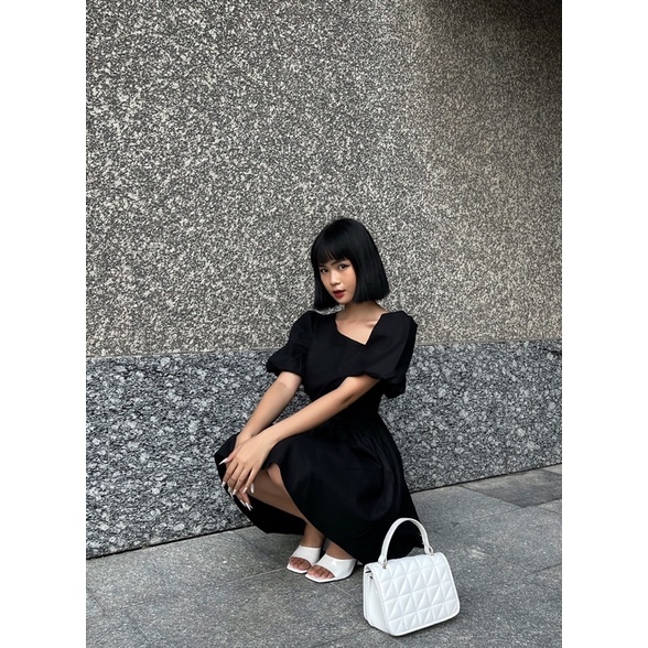 Mini dress chất liệu linen
