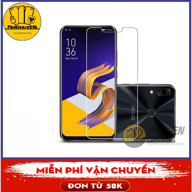 Miếng dán kính cường lực ASUS ZenFone 5 2018 ZE620KL ( trong suốt không full )