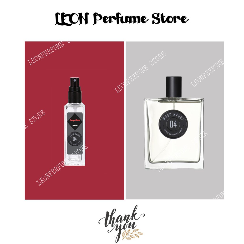 💎LEON💎 Mẫu thử nước hoa pg04 10ml dạng xịt