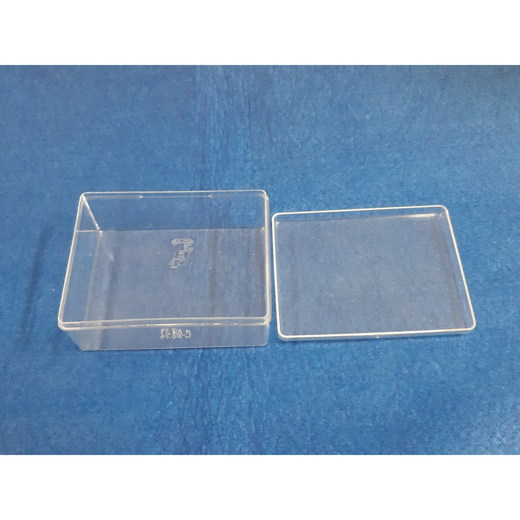 Hộp nhựa chữ nhật đựng đường phèn chưng yến *(200gram)