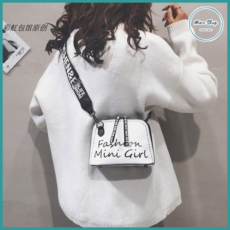 Túi xách đeo chéo nữ, đựng điện thoại dây vải bản to phong cách Hàn Quốc mẫu mới