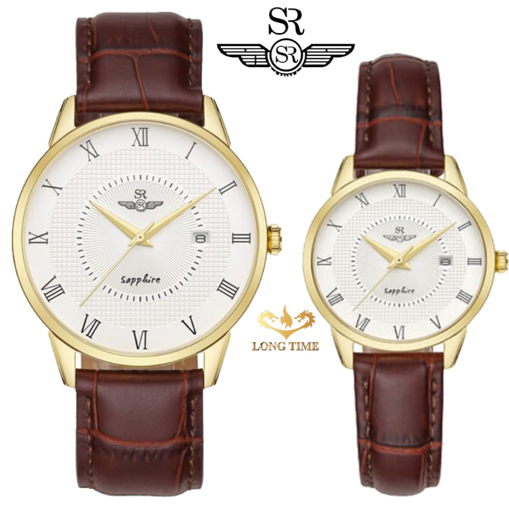 Đồng hồ đôi SRWATCH SL1057.4602TE - SG1057.4602TE mặt kính sapphire sang trong lịch lãm | BigBuy360 - bigbuy360.vn