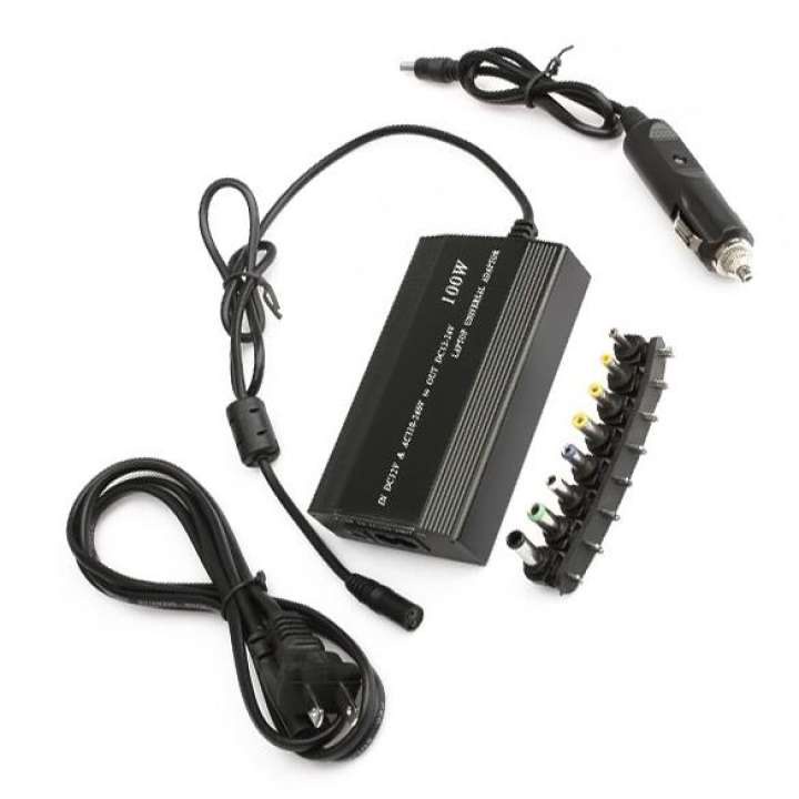 Đa năng Cho Laptop Trên Xe Hơi DC Sạc Máy Tính Xách Tay AC Adapter Cấp Nguồn 100 wát-quốc tế