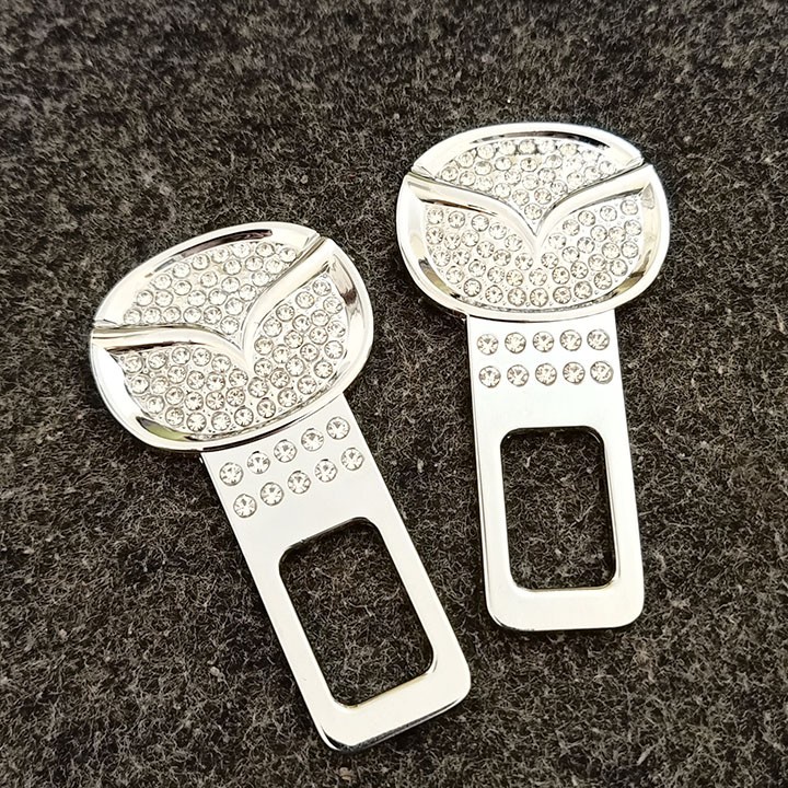 Chốt cài đai đính đá các hãng xe mazda, honda, kia, đai ngắt chuông bảo hiểm xe hơi