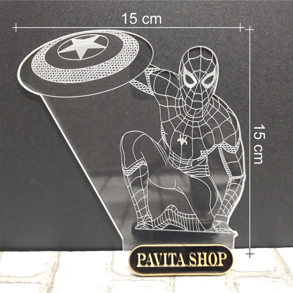 Tấm mica khắc hình PAVITA, dùng để thay thế hình trên đèn ngủ led 3d trang trí