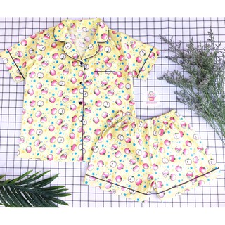 ĐỒ BỘ NGỦ MẶC NHÀ KIỂU PYJAMA NGẮN