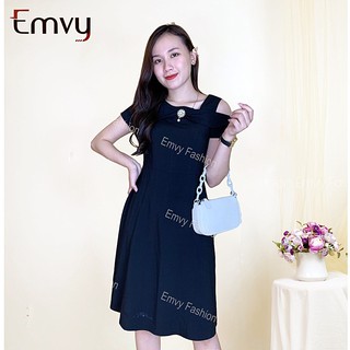 Đầm dáng xòe Mango trễ vai Emvy - V48