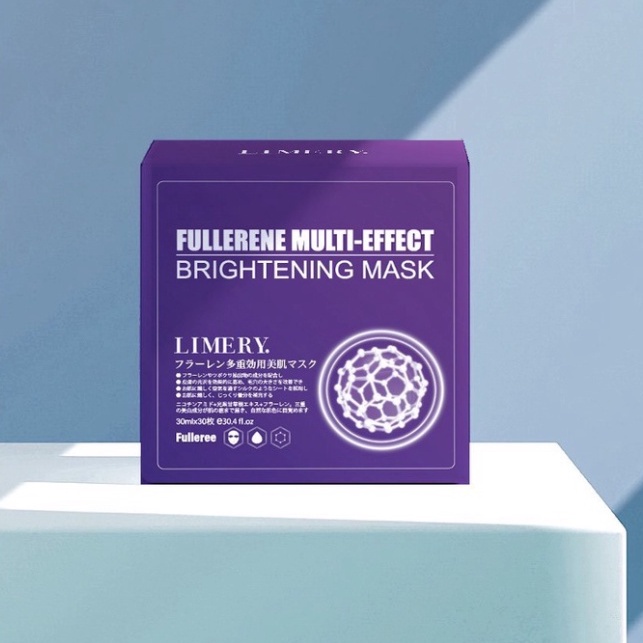 Mặt Nạ Sữa C60 Fullerene Multi-Effect Brightening Mask Hộp 30 Miếng