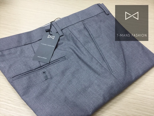 Quần tây nam, quần âu nam chất vải lạnh, mịn mát cao cấp không co giãn của TMANS | BigBuy360 - bigbuy360.vn