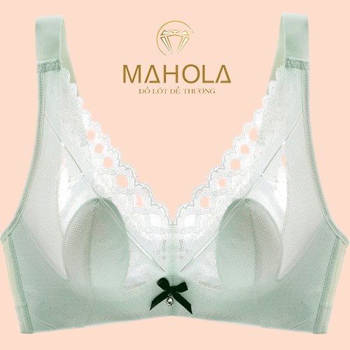 Áo ngực dành cho ngực to ,không gọng, không đệm_MAHOLA_ROSA