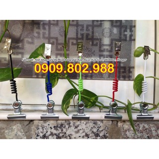 [SALE KHỦNG] Combo 10 kẹp lò xo 2 đầu, wobbler 2 đầu kẹp, kẹp wobbler 2 đầu, wobbler lò xo kẹp sắt