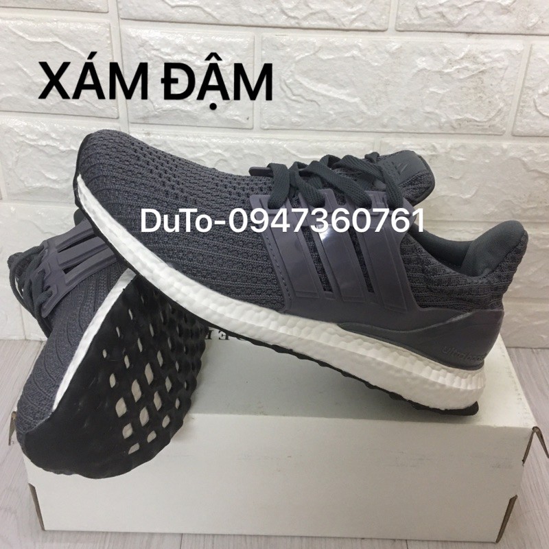 [SALE SỐC-FULLBOX] Giày ultra boost 2.0 Xám size 36->43 NAM NỮ : '