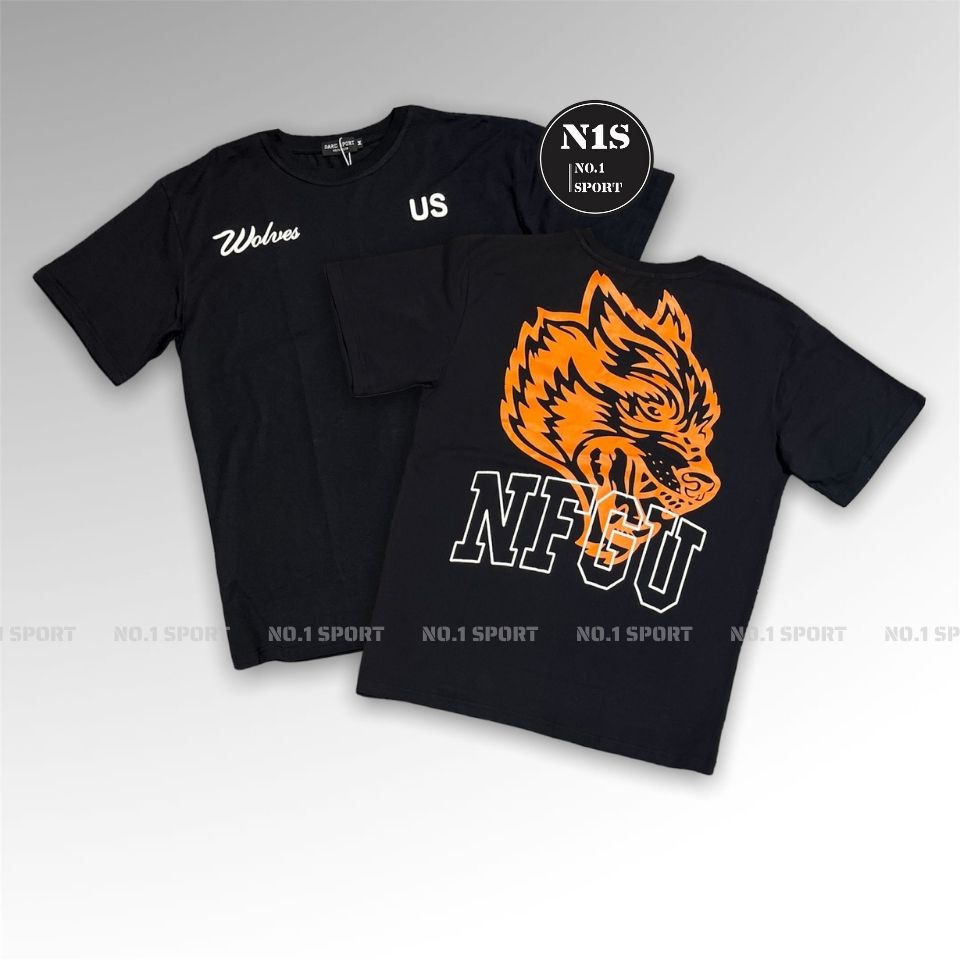 [Chuần Gymer] Áo Oversize Sói Dark Sport - Form Rộng - Chất Cotton Co Dãn 4 Chiều - Logo Sắc Nét