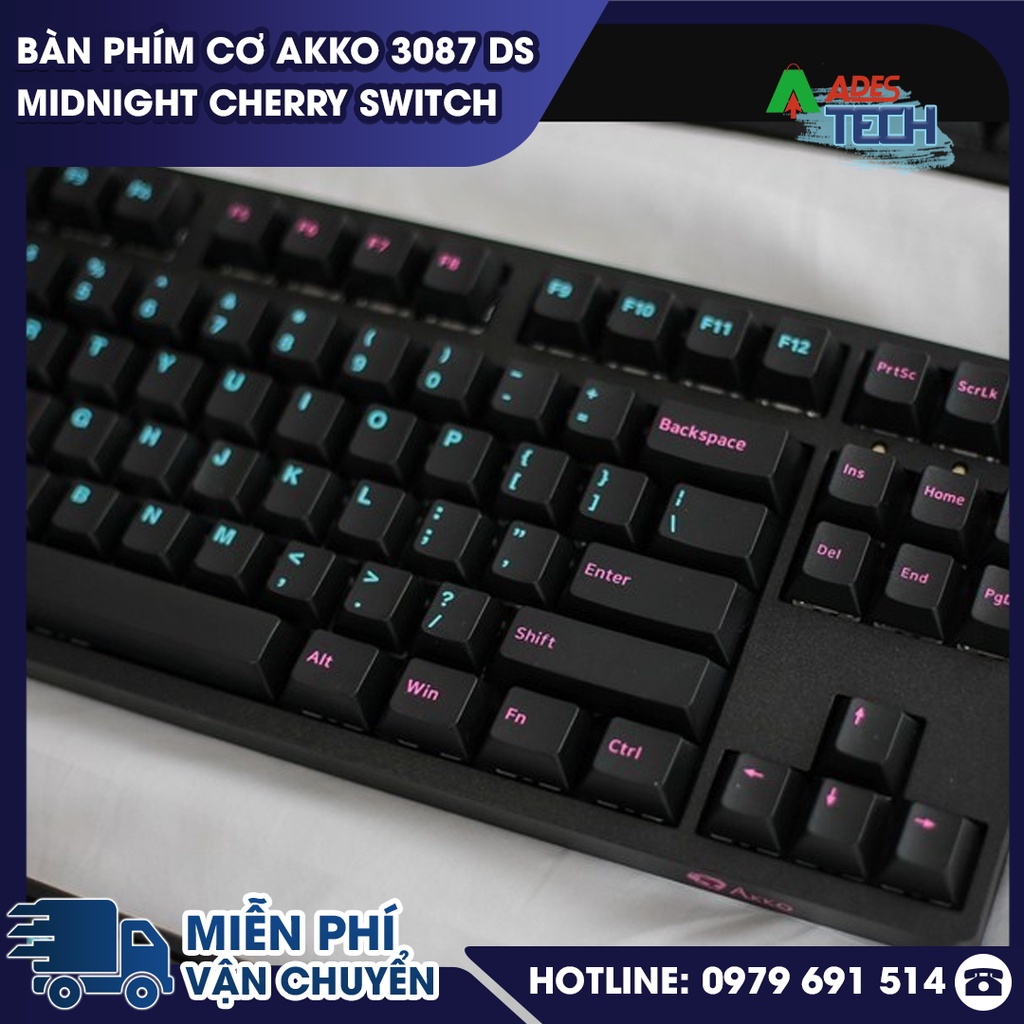 Bàn phím cơ AKKO 3087 DS Midnight  | Bảo Hành Chính Hãng 12 Tháng