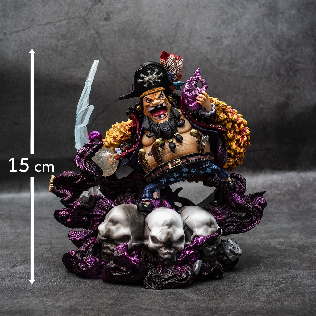 Mô hình One Piece Râu Đen Marshall D.Teach cao 15cm, Mô Hình trang trí One Piece Figure nhân vật Râu Đen