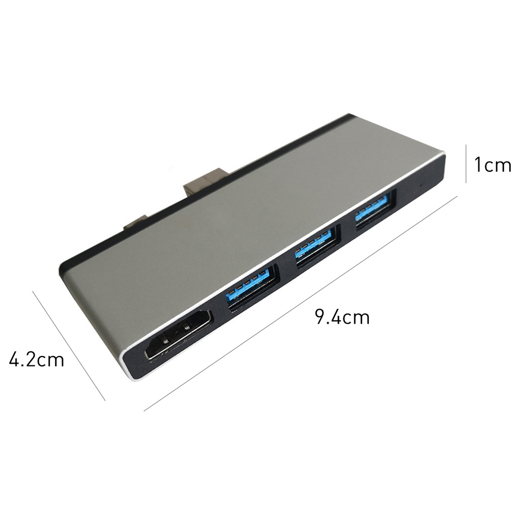 Bộ Chia Cổng Usb 3.0 4 Trong 1 Cho Máy Tính Bảng Surface Pro4 / 5 / 6