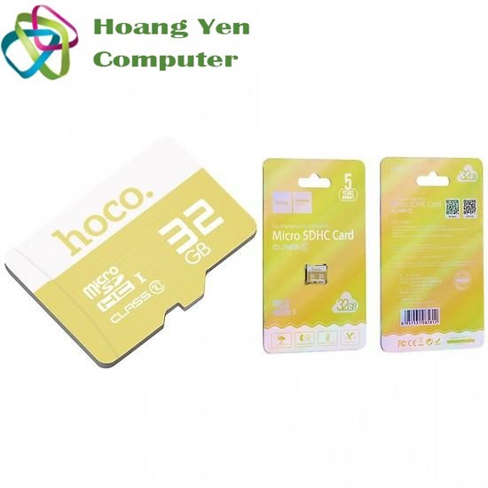 Thẻ Nhớ MICRO SDHC 32GB Hoco Class 10 90MB/S Chống Nước - BH 5 Năm - Hoàng Yến Computer