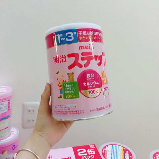 Sữa meiji 1-3