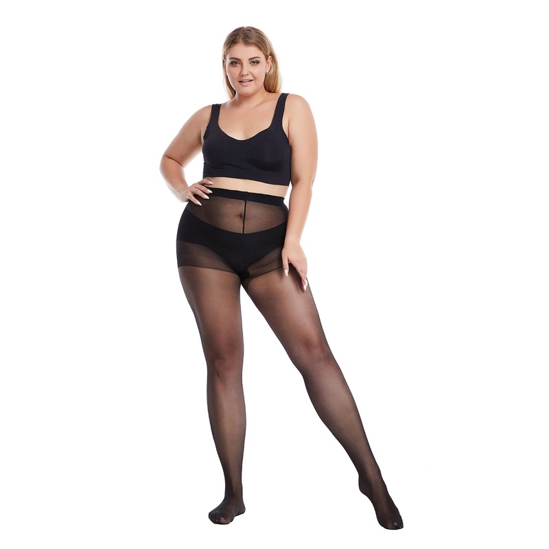 XIXI Quần Tất Siêu Mỏng 20D Lưng Cao Cỡ Lớn Thời Trang Cho Nữ