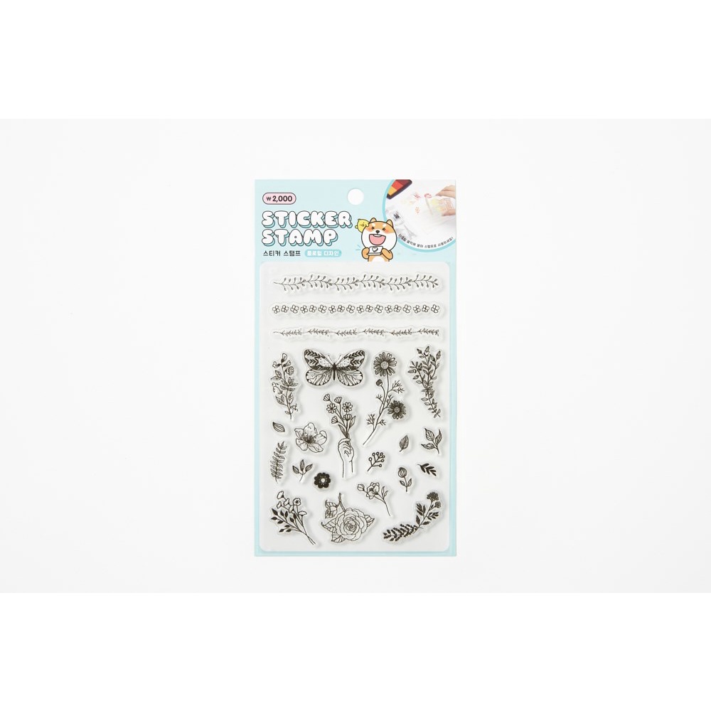 Con Tem Sticker Stamp ARTBOX Hàn Quốc Hình Hoa Xinh Xắn
