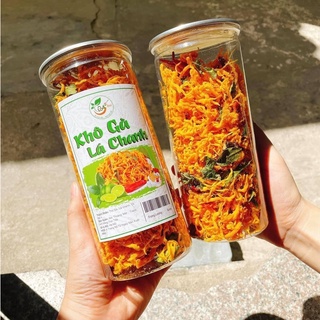 Khô Gà Lá Chanh, Xé Sợi , Hủ 300gr Thơm Ngon, Ăn Là Nghiền