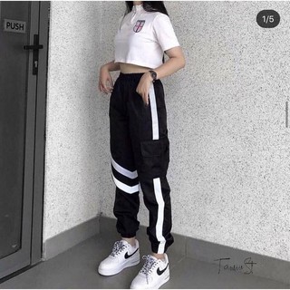 Quần jogger phản quang Unisex (Chụp flash mới PHẢN QUANG) - GQ01
