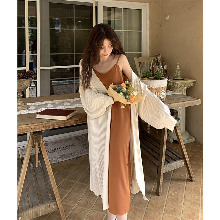 Áo khoác len MỎNG, áo Cardigan dáng dài Mỏng đẹp nữ tính phong cách Hàn Quốc