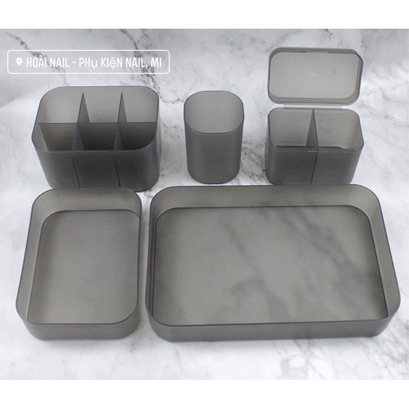 set dụng cụ 5 món bày bàn nail chuyên nghiệp