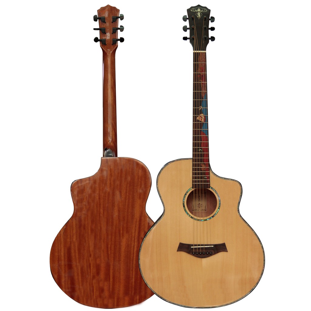 ĐÀN GUITAR ACOUSTIC TAKLA M580 MÀU GỖ