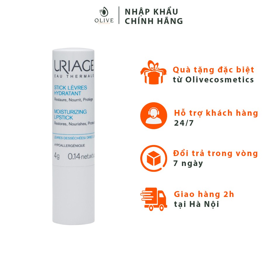 Son dưỡng và bảo vệ và ngăn ngừa môi khỏi thâm Uriage STICK LEVRES HYDRATANT