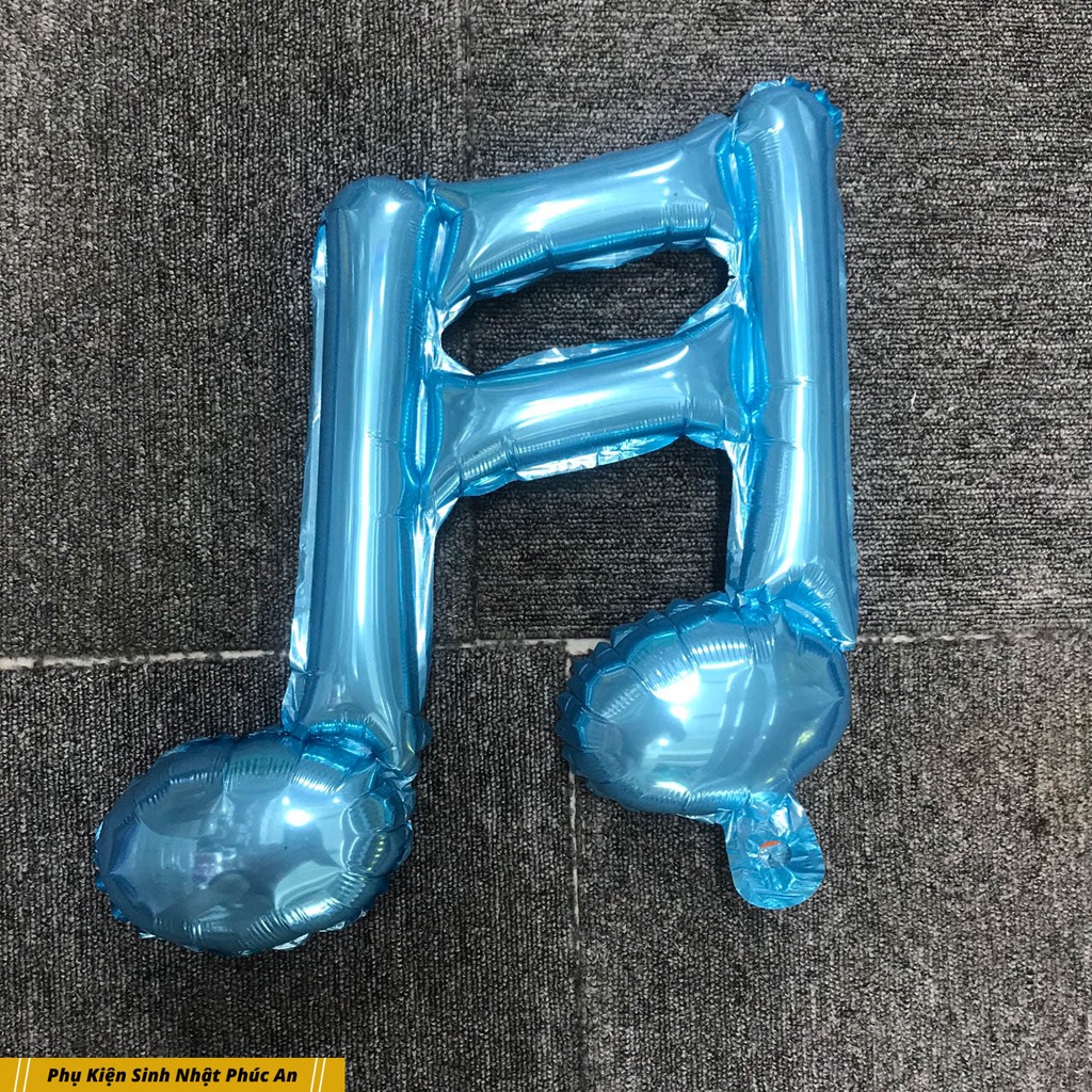 Bóng kiếng nốt nhạc kép 36cm trang trí sinh nhật HPBD