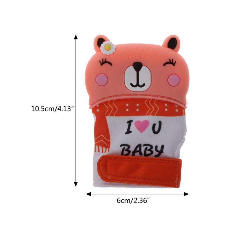 Dụng Cụ Ngậm Mọc Răng Bằng Silicon Mềm Mại Tiện Dụng Cho Bé