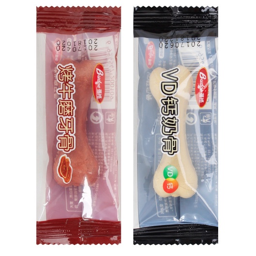[Có sẵn] Xương gặm bổ sung canxi cho chó - Xương gặm sạch răng Budge cho Chó 21gr/bịch