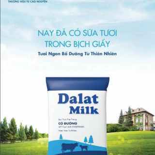 Sữa tươi Dalat Milk bịch 220ml