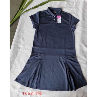 Váy đầm polo bé gái VNXK dư xịn size 18t