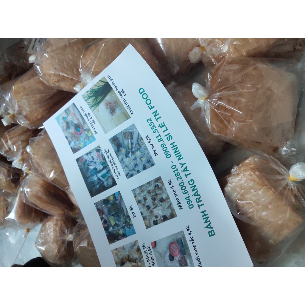 3 bịch Bánh tráng muối nhuyễn xì ke  - Bánh Tráng Tây Ninh TN FOOD - beautythienthanh - nanasitoanquoc