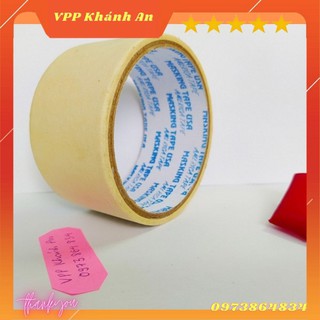 Băng dính giấy 5cm để viết chữ lên