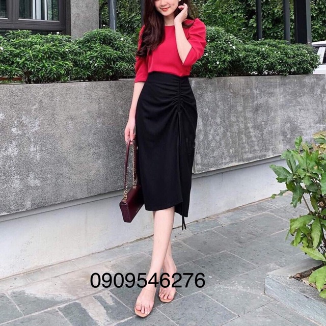 Chân váy dây rút dễ thương | BigBuy360 - bigbuy360.vn