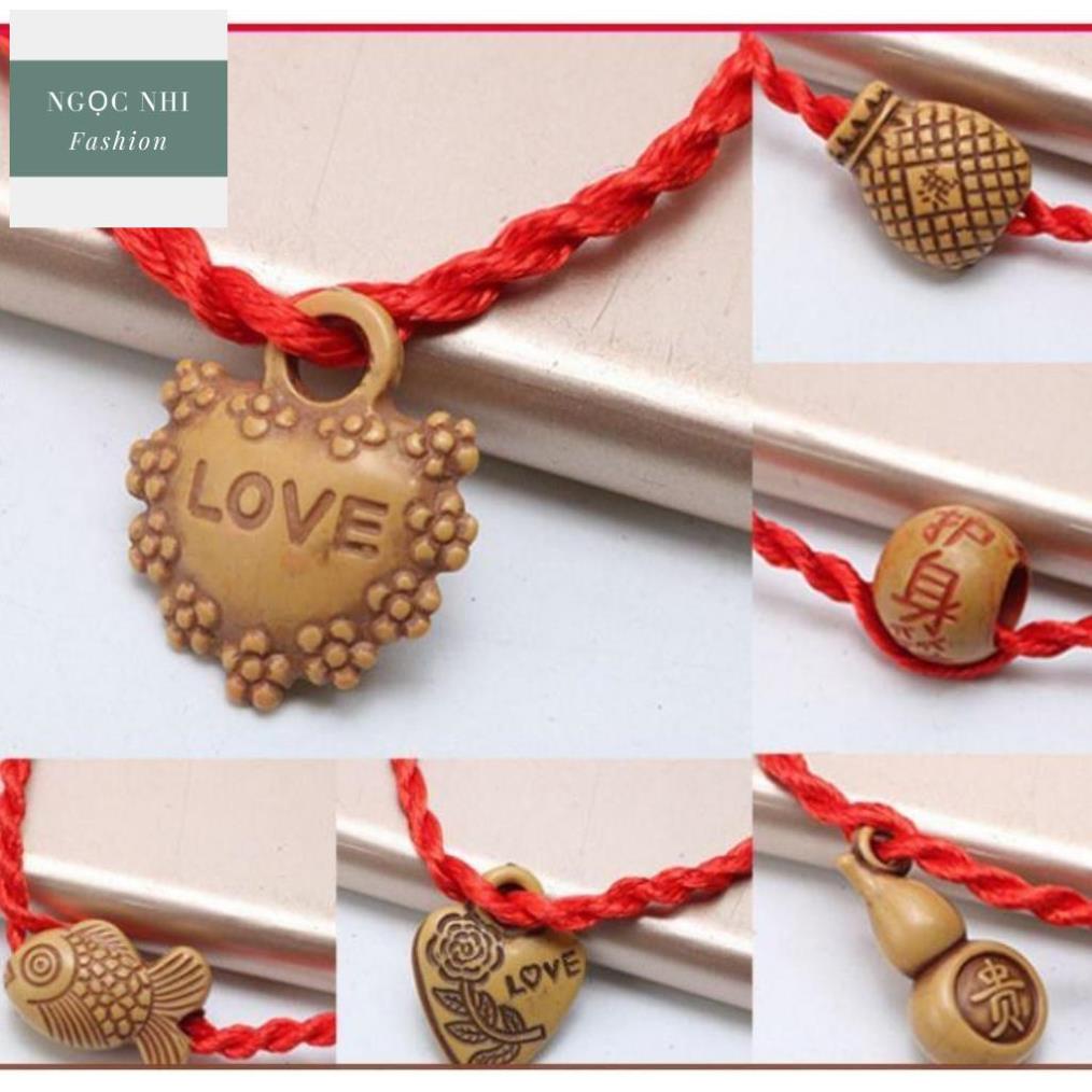 Vòng tay dây chỉ đỏ  Sale 1K mang lại ý nghĩa may mắn, Bình an nét văn hoá Phương Đông - Giao ngẫu nhiên