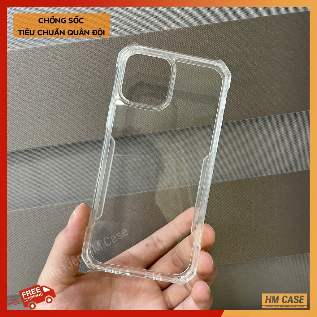 Ốp lưng XUNDD Trong Suốt iPhone 13 Pro Max / 13 Pro / 13 / iPhone 12 Pro Max / 12 Pro / 12