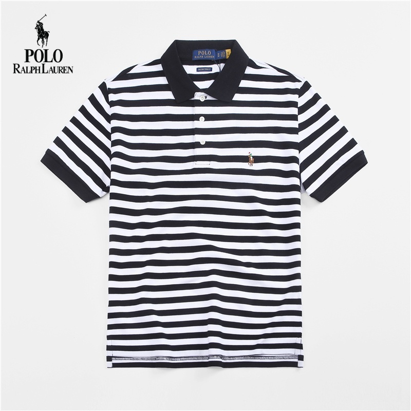 Áo Thun Polo Tay Ngắn Kẻ Sọc Thêu Logo Ralph Lauren Thời Trang 2022 Chất Lượng Cao Cho Nam