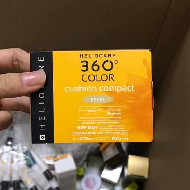 (Sample 2gr) Cushion chống nắng Heliocare 360º Color Cushion Compact Pearl SPF50+