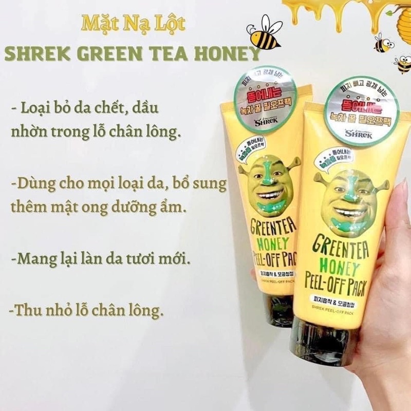 MẶT NẠ BẠC HÀ DẠNG LỘT OLIVE YOUNG PEEL-OFF SHREK