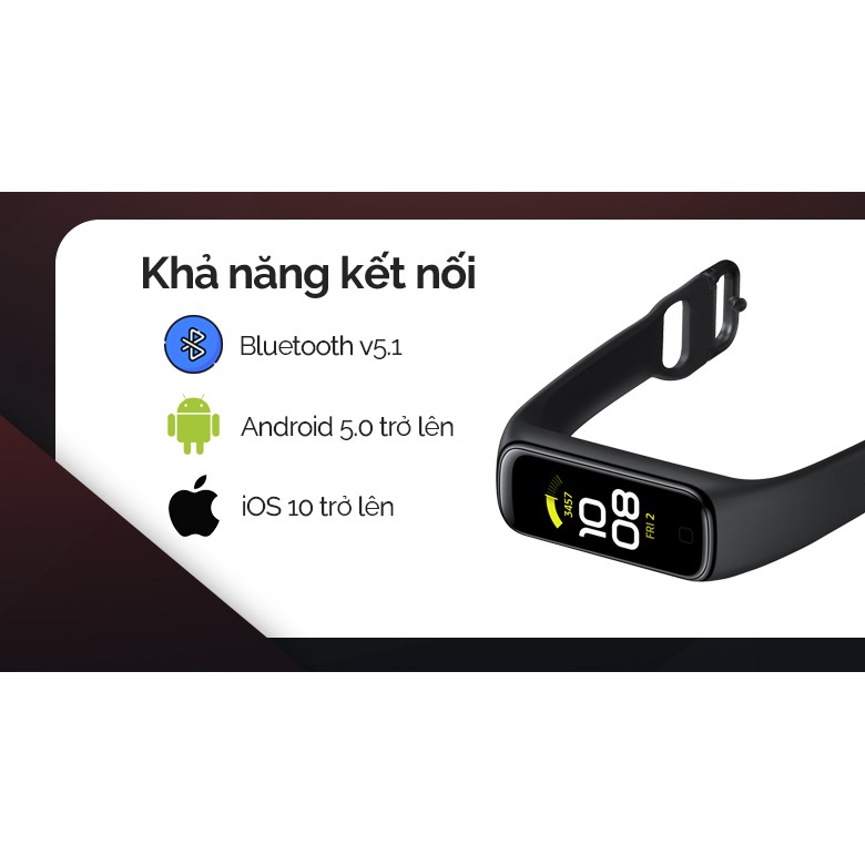 Vòng Đeo Tay Thông Minh, Đồng hồ thông minh Samsung Galaxy Fit 2 (R220) - Chính hãng