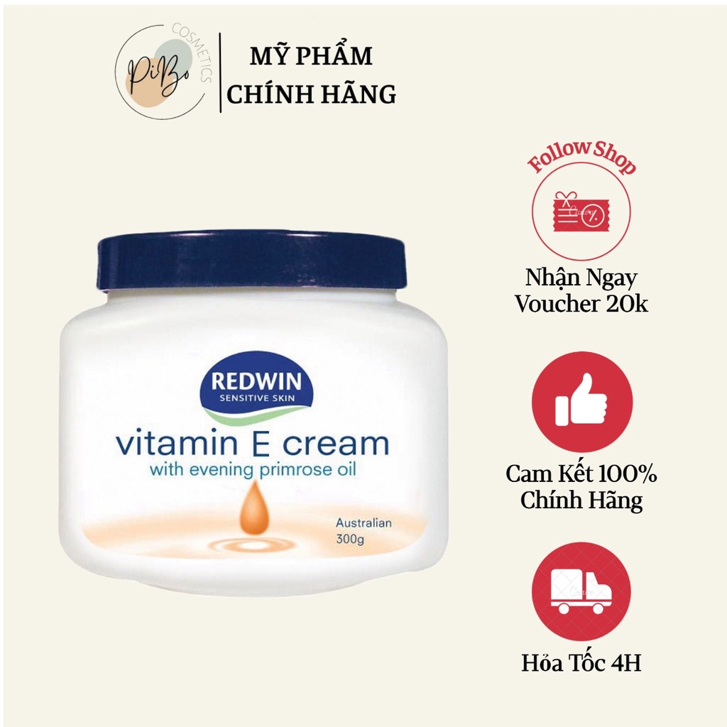 Kem dưỡng ẩm Redwin Vitamin E cream - 300g