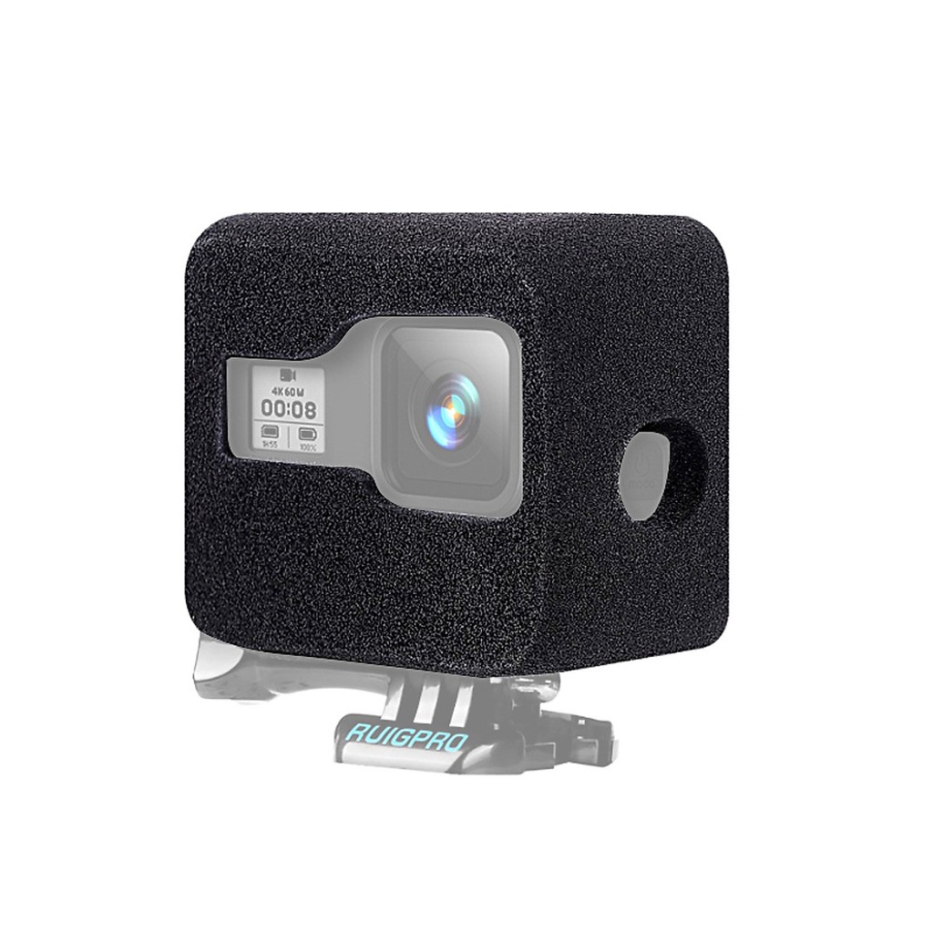 Ốp Lọc gió cho gopro hero 5/6/7/8 [Giúp thu âm tốt hơn]