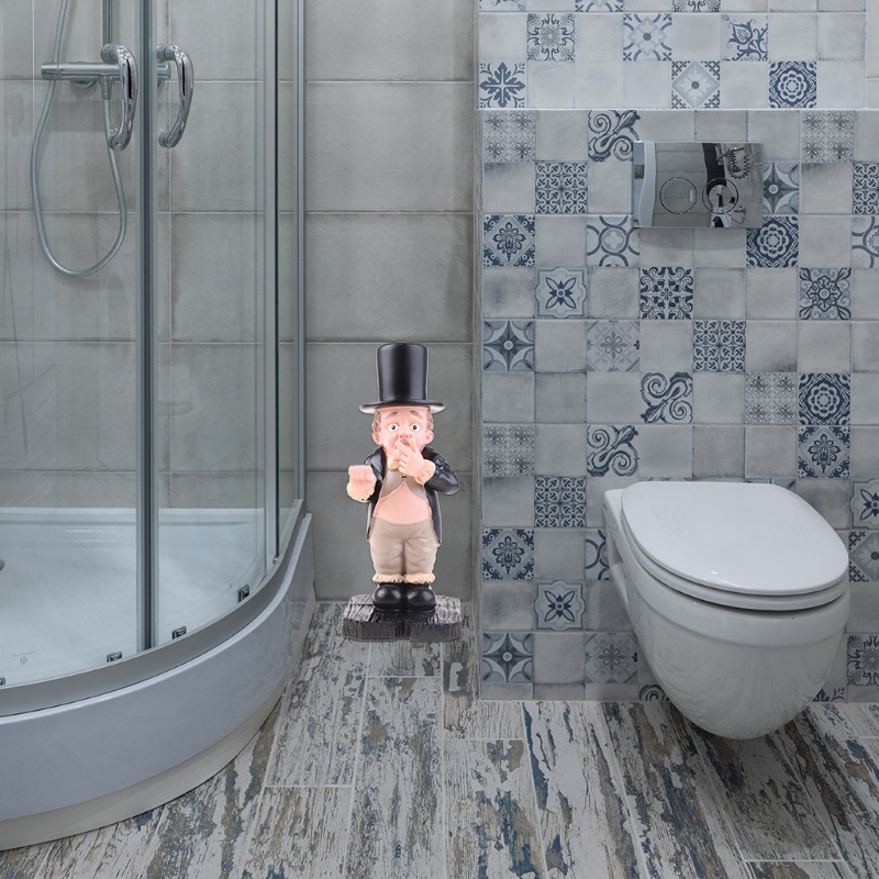 Mô Hình Đồ Chơi Nhà Vệ Sinh Trang Trí Sân Vườn