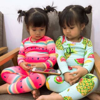 Combo 4 bộ thun borip thu đông cho bé